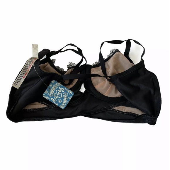 Free People Underwire Velvet Black Combo size S - Picture 4 of 9